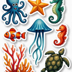 Animals & Wildlife - Sticker Sheet v37